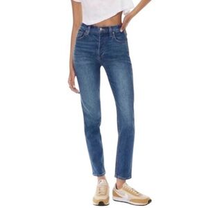 ARITZIA Denim Forum The Yoko High Rise Slim Jean Size 24 Organic Cotton